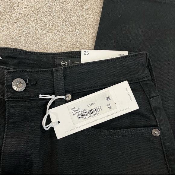 AG Rian High Rise Straight Leg Jeans - Picture 6 of 7